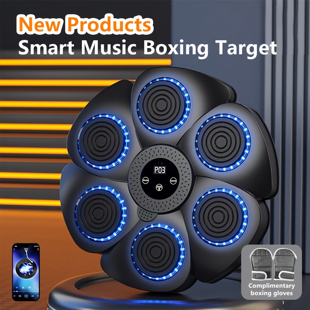 Wireless Music Boxing Machine, USB Rechargeable Wall Target | Filindra