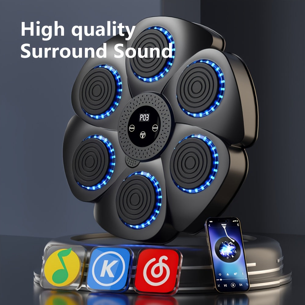 Wireless Music Boxing Machine, USB Rechargeable Wall Target | Filindra