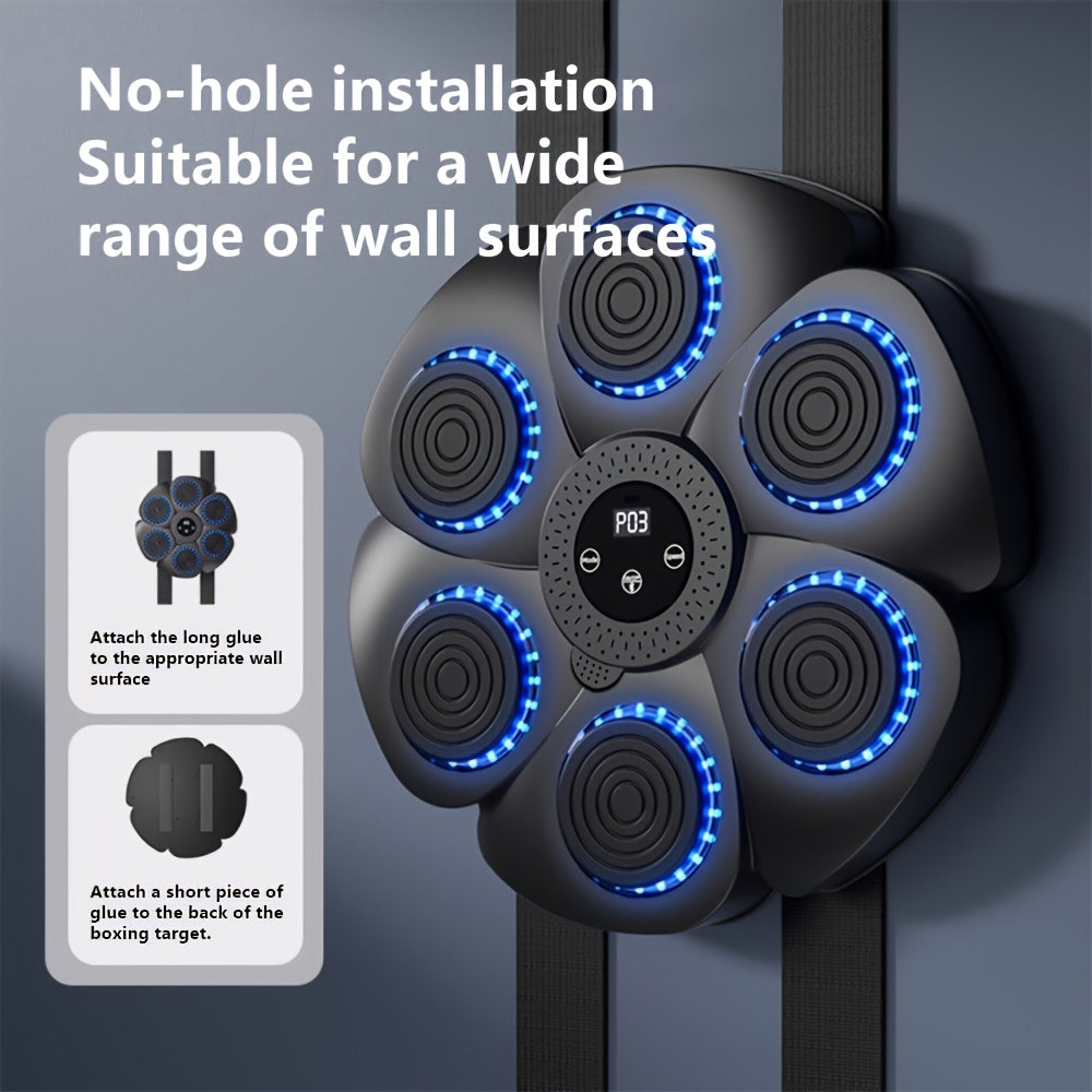 Wireless Music Boxing Machine, USB Rechargeable Wall Target | Filindra