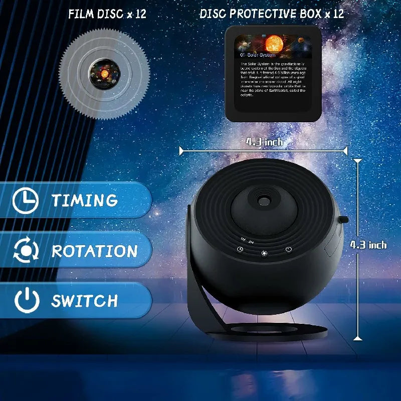 360° Planetarium Projector | Improved relaxation and stress relief | Filindra