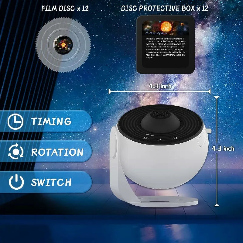 360° Planetarium Projector | Improved relaxation and stress relief | Filindra