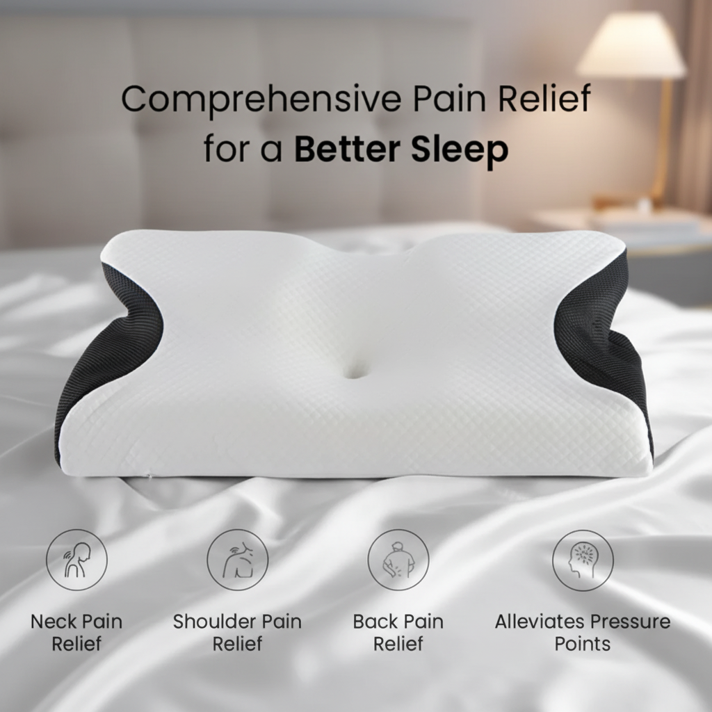 OrthoCloud Memory-Foam-Kernkissen mit ergonomischem Design