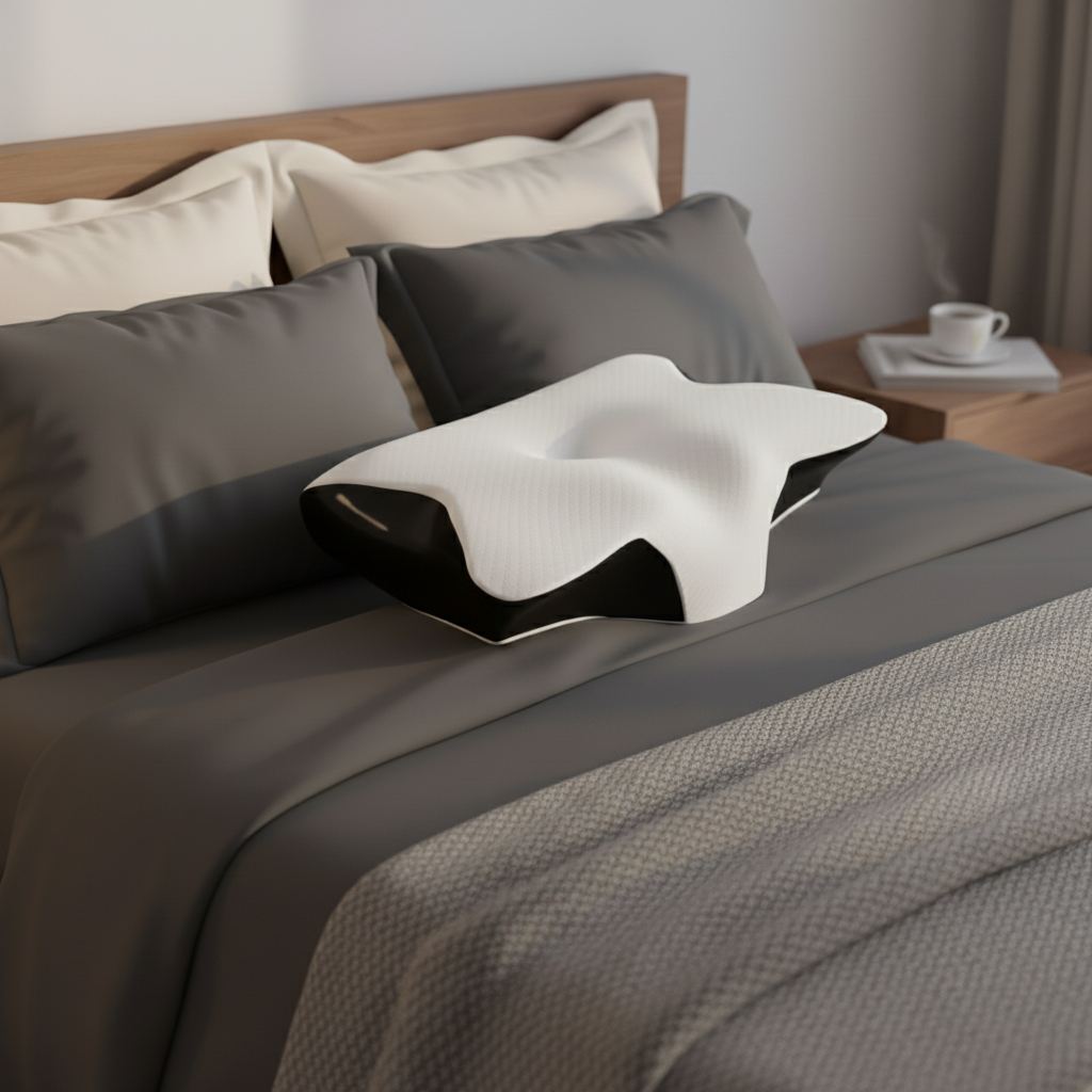OrthoCloud Memory-Foam-Kernkissen mit ergonomischem Design