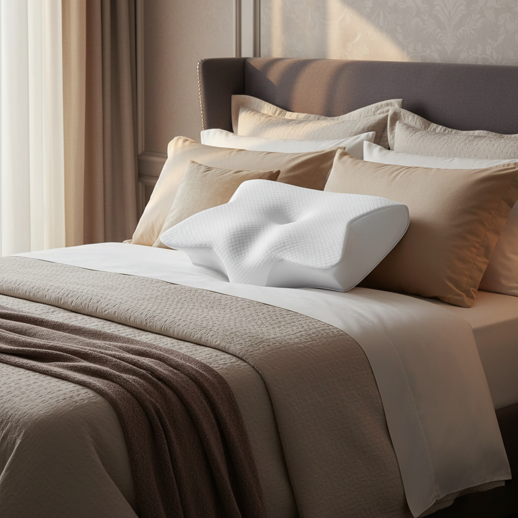 OrthoCloud Memory-Foam-Kernkissen mit ergonomischem Design