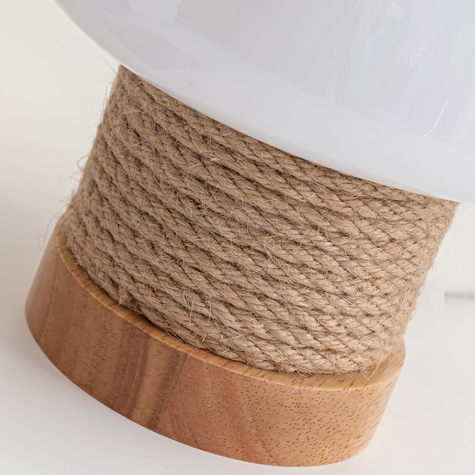 Aurelium Wood Base LED Desk Light For Nightstands And Desks