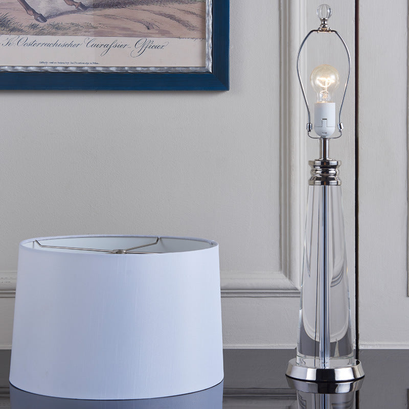 Modern Crystal Accent Table Lamp — Refined Design, Warm Focused Lighting