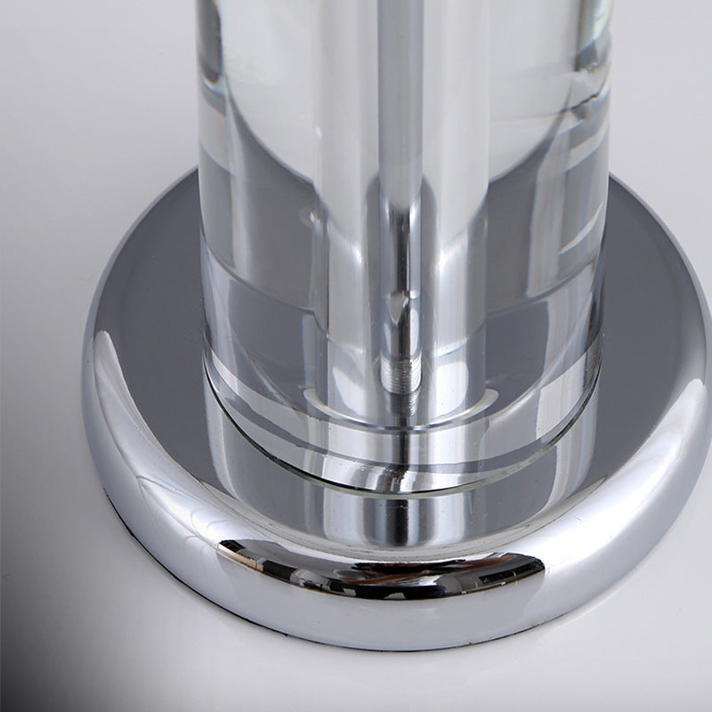 Modern Crystal Accent Table Lamp — Refined Design, Warm Focused Lighting