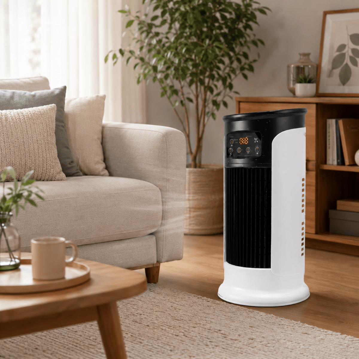 POLARVEX Compact Portable Air Conditioner — Space-Saving, Mobile Design