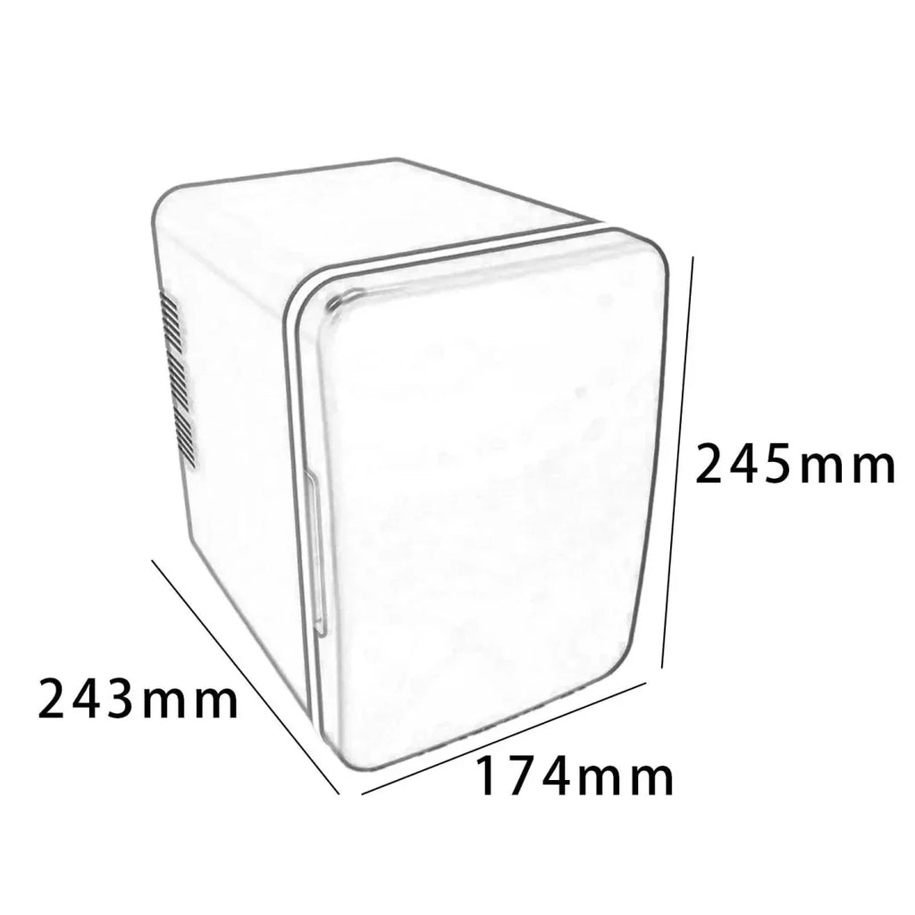 CHILLBOX Mini-frigorífico compacto — Design de refrigeração que poupa espaço