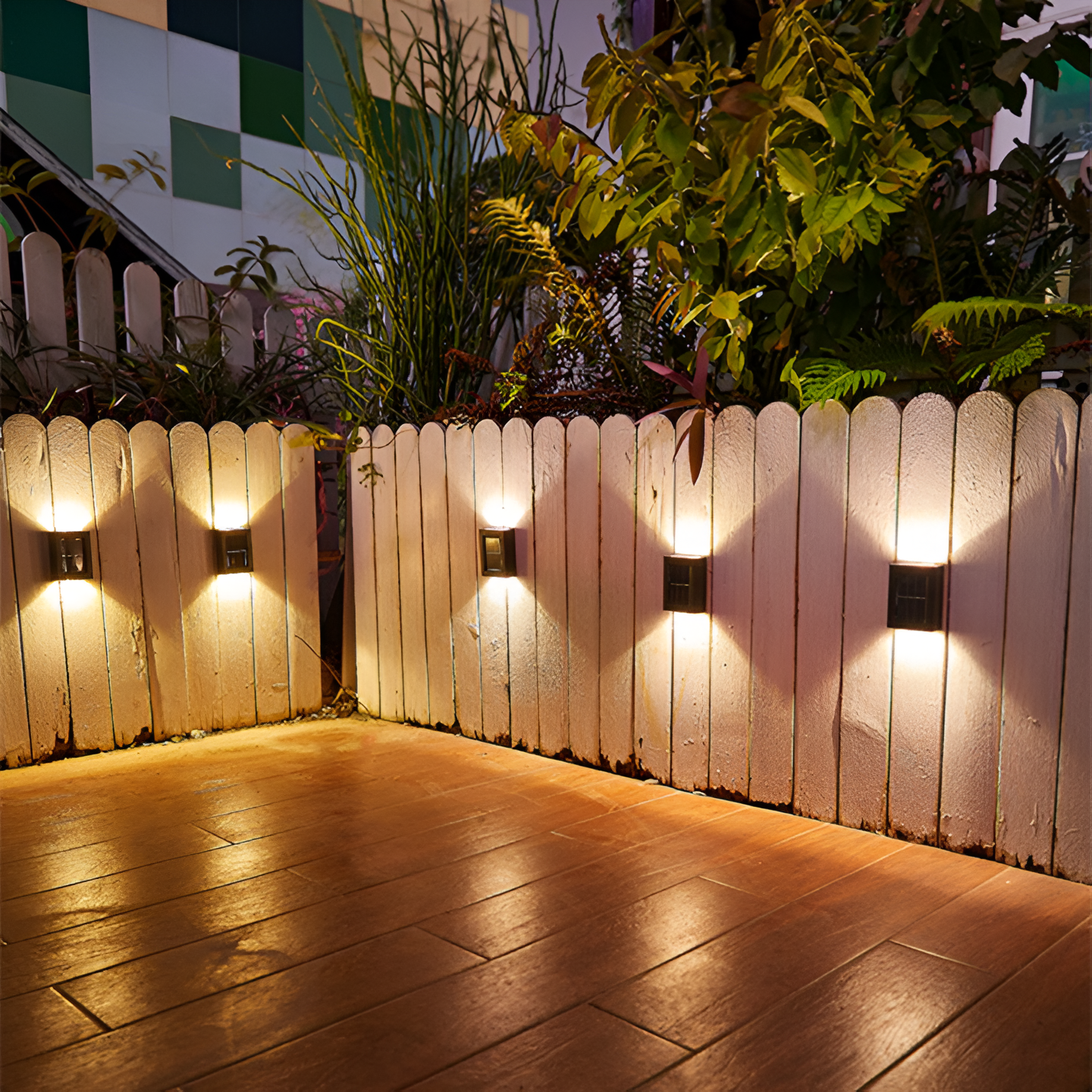 AstraLume Solar Wall Light For Outdoor Spaces IP65 Waterproof Black
