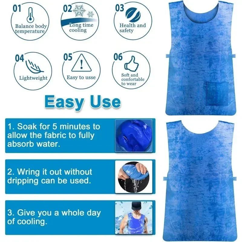 Lightweight Evaporative Cooling Vest