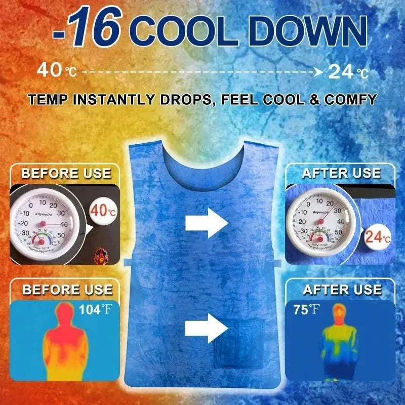 Lightweight Evaporative Cooling Vest