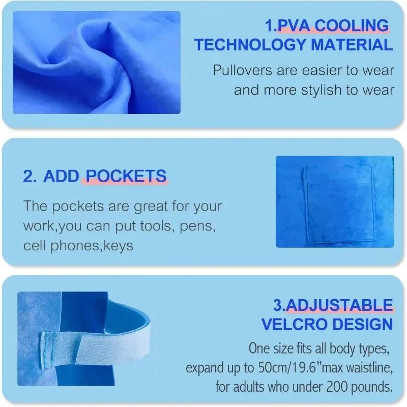 Lightweight Evaporative Cooling Vest