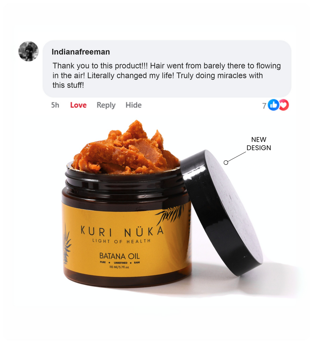Authentic Batana Hair Treatment Oil — Hand-Extracted Scalp Formula