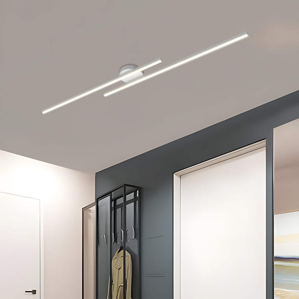 LumenVale Minimalistyczna aluminiowa lampa sufitowa LED — montaż półprzylegający, średnica 60 cm
