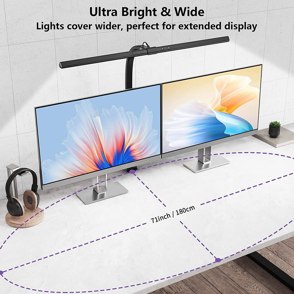 Architect klemlampe til skrivebord - moderne justerbar LED-lysskinne