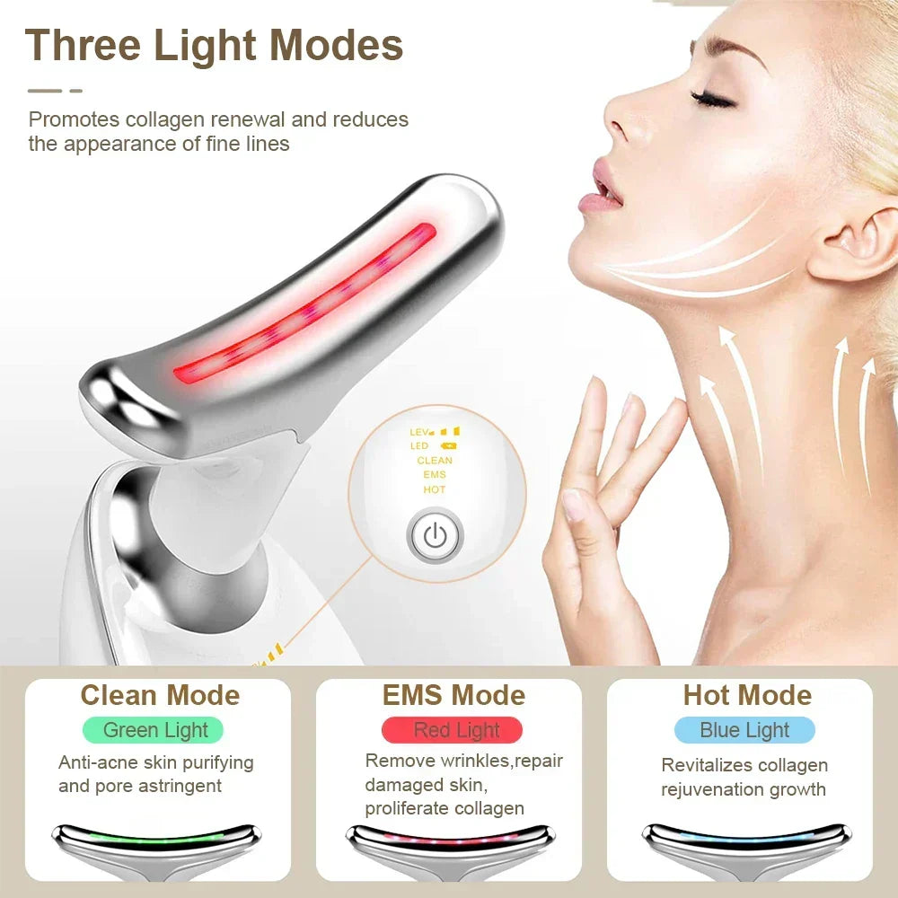 LED Face Sculpting Tool — EMS Light Therapy Skin Lifter