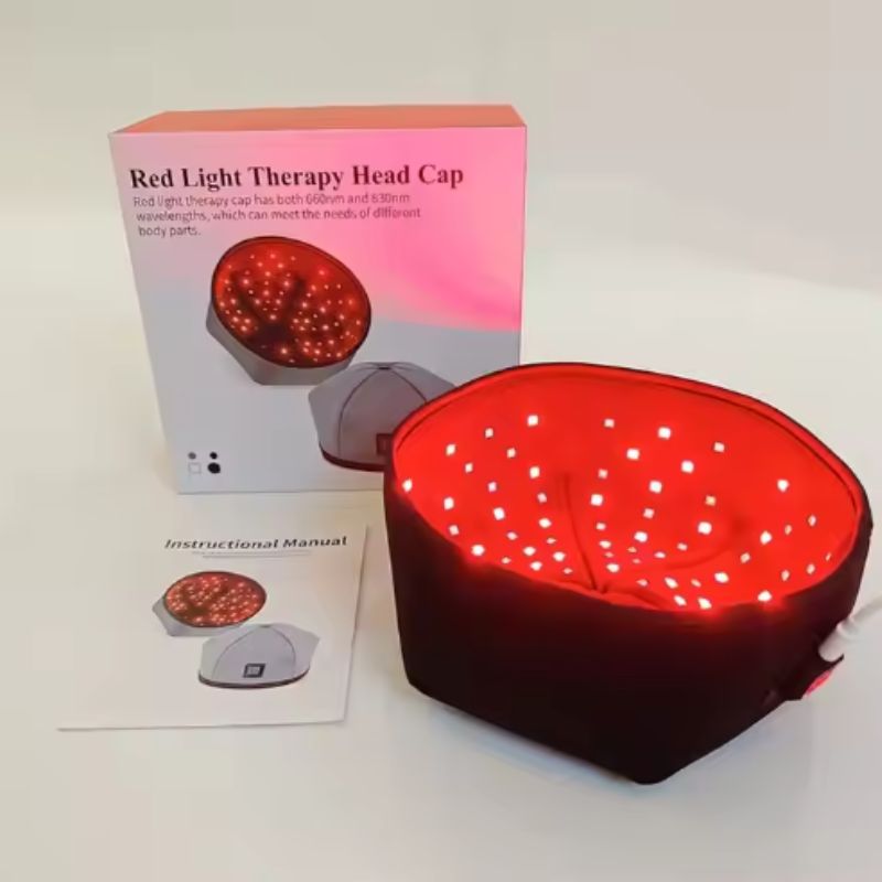 Rot- und Infrarot-Lichttherapiekappe für die Gehirngesundheit und das Haarwachstum
