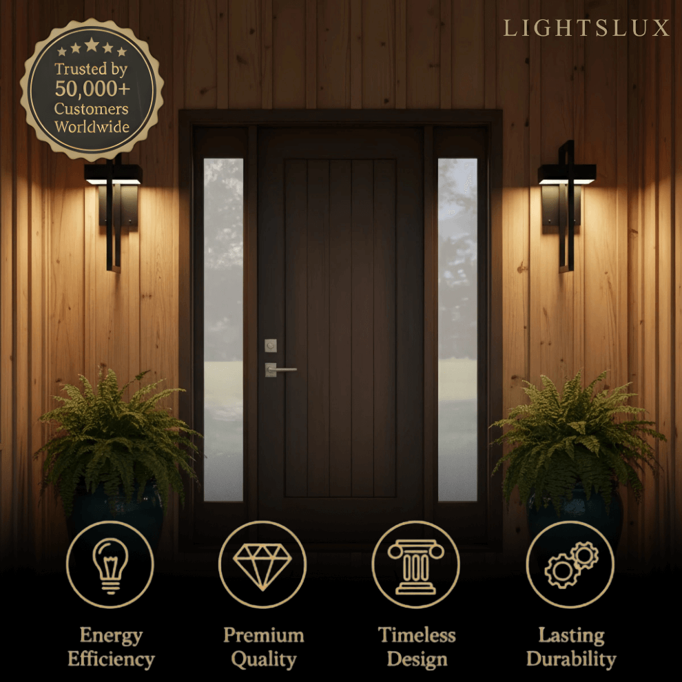 Minimalist Outdoor Wall Sconce - Waterproof Light in 3 Size for Outdoor - Flindria