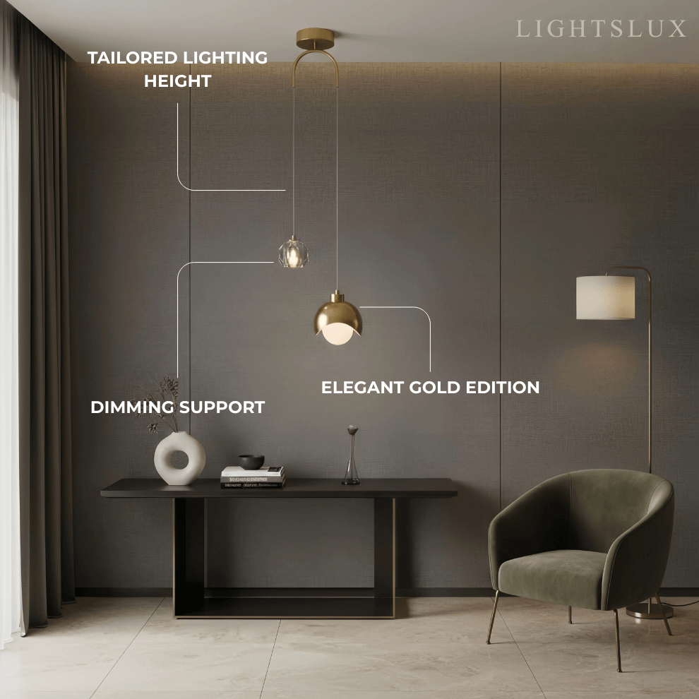 Modern Crystal Pendant Light for Dining Room/Living Room/Bedroom - Flindria