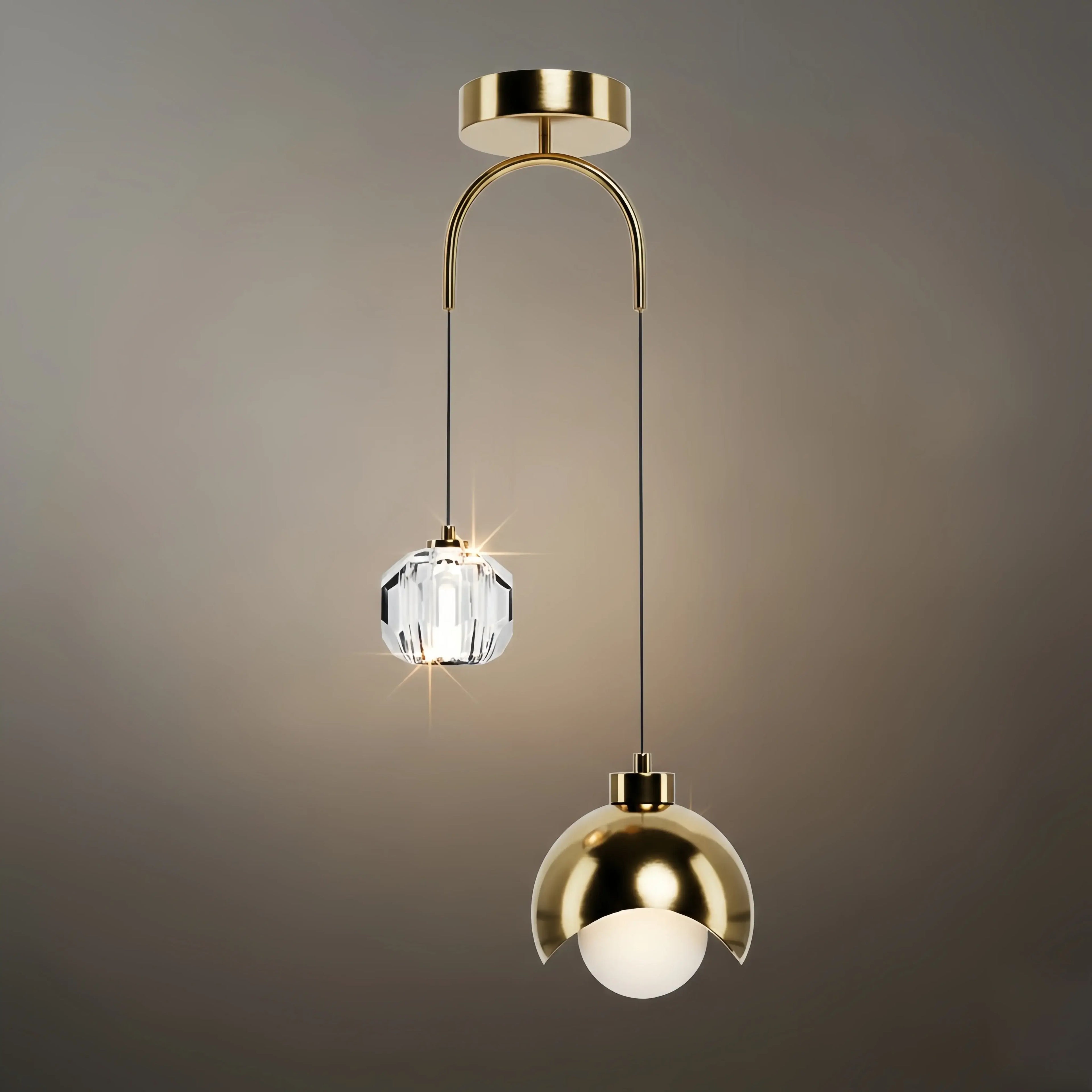 Modern Crystal Pendant Light for Dining Room/Living Room/Bedroom - Flindria