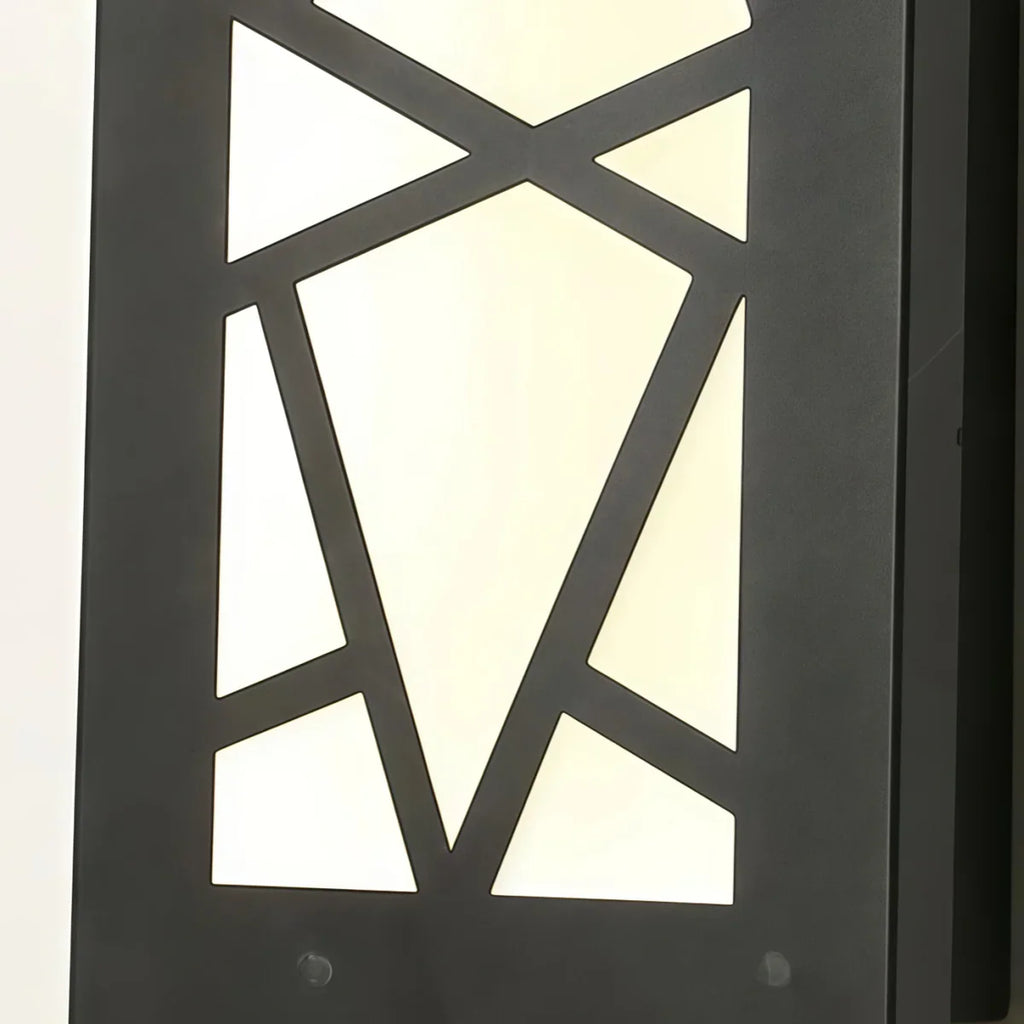 Art Deco Waterproof Wall Light in 8 Size for Yard/Terrace - Flindria
