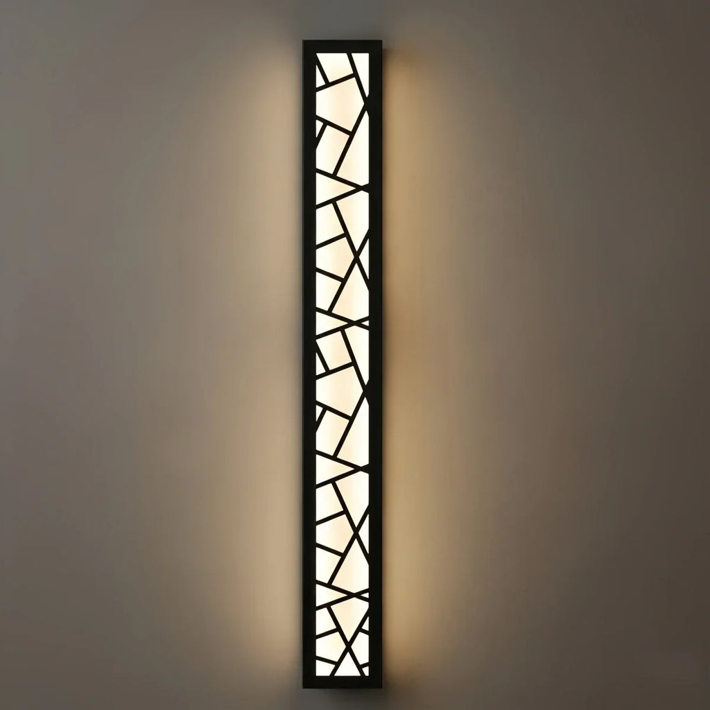 Art Deco Waterproof Wall Light in 8 Size for Yard/Terrace - Flindria