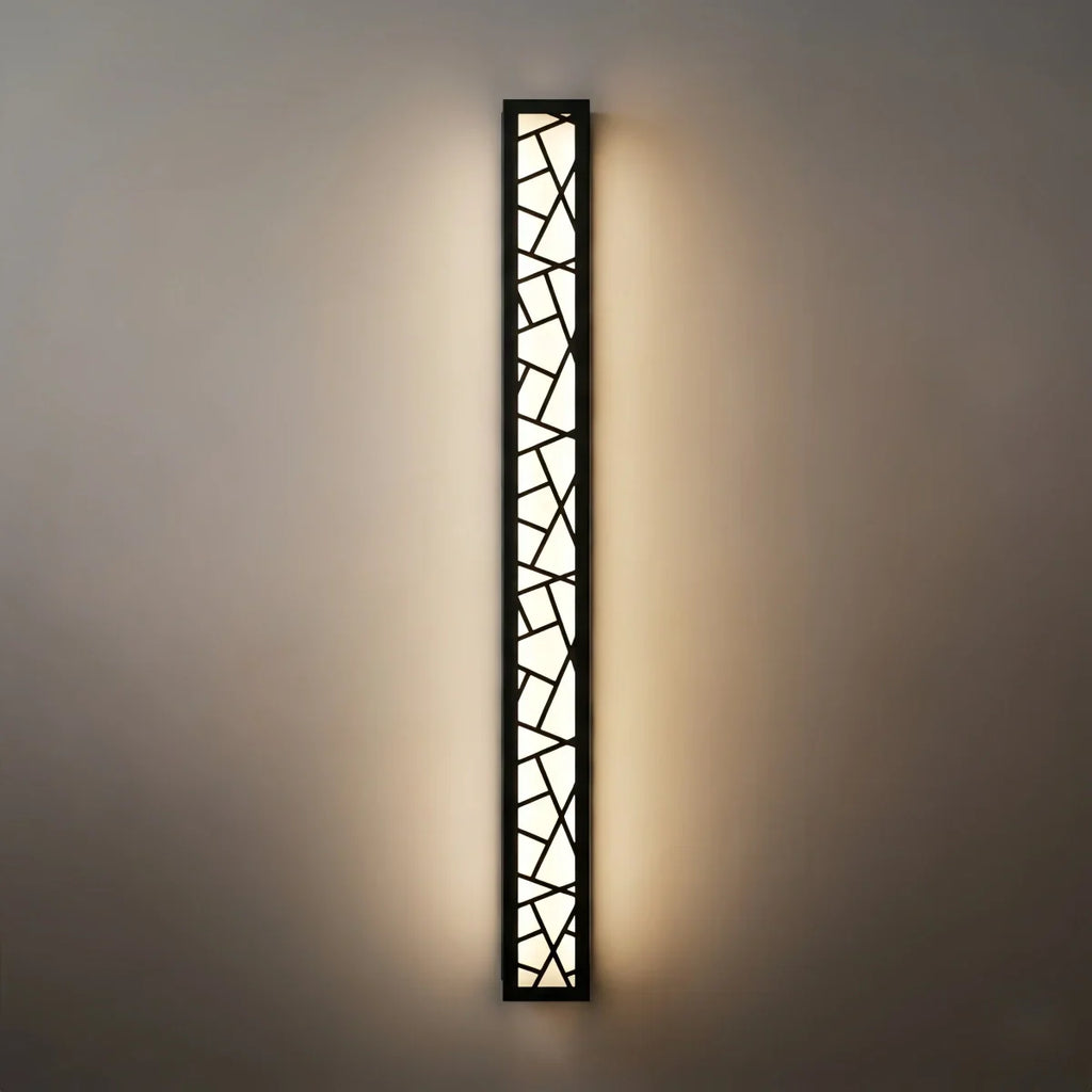 Art Deco Waterproof Wall Light in 8 Size for Yard/Terrace - Flindria