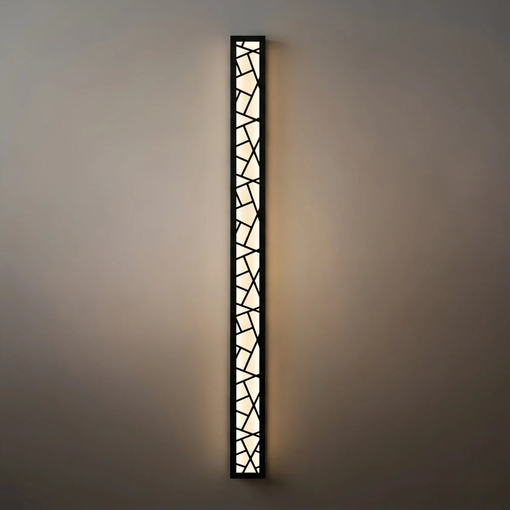 Art Deco Waterproof Wall Light in 8 Size for Yard/Terrace - Flindria