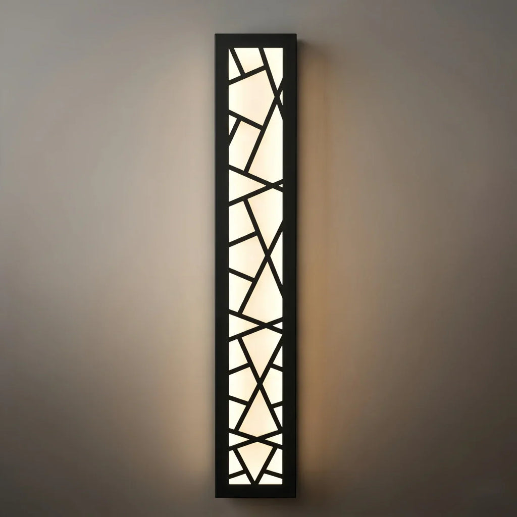 Art Deco Waterproof Wall Light in 8 Size for Yard/Terrace - Flindria