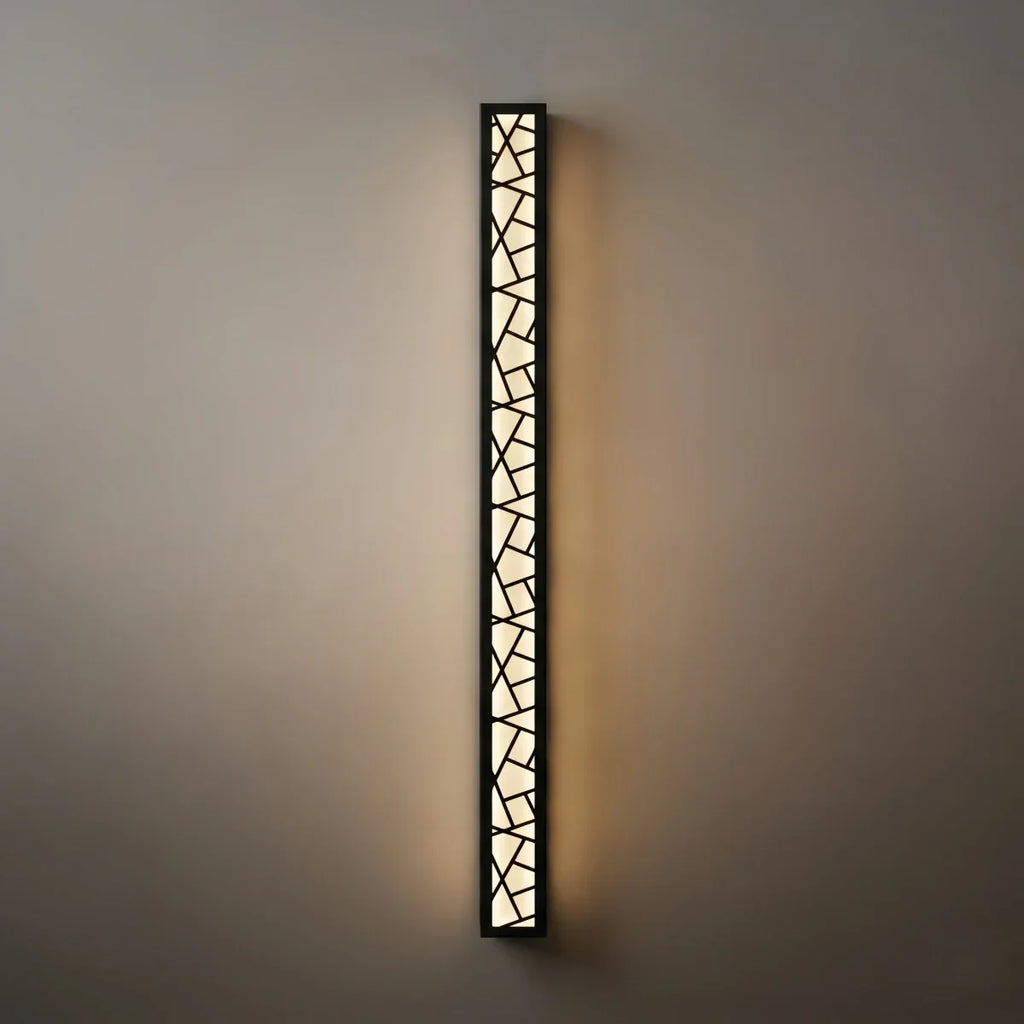 Art Deco Waterproof Wall Light in 8 Size for Yard/Terrace - Flindria
