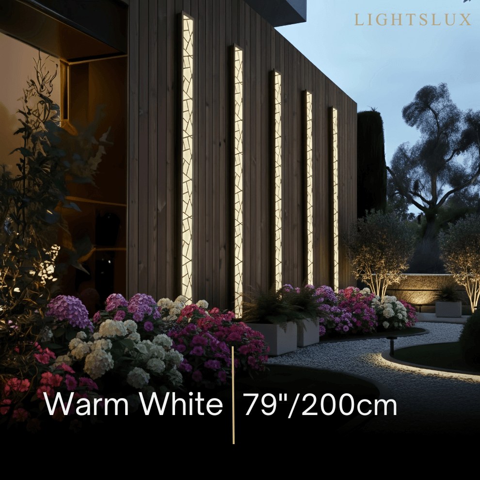 Art Deco Waterproof Wall Light in 8 Size for Yard/Terrace - Flindria