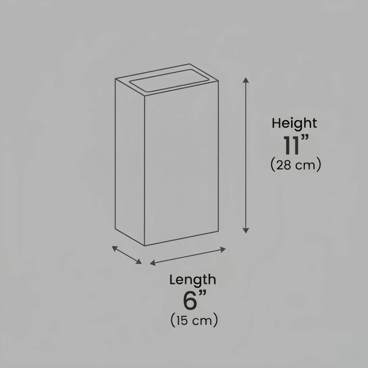 Minimalist Outdoor Wall Lamp-Waterproof for Outdoor/Exterwall - Flindria