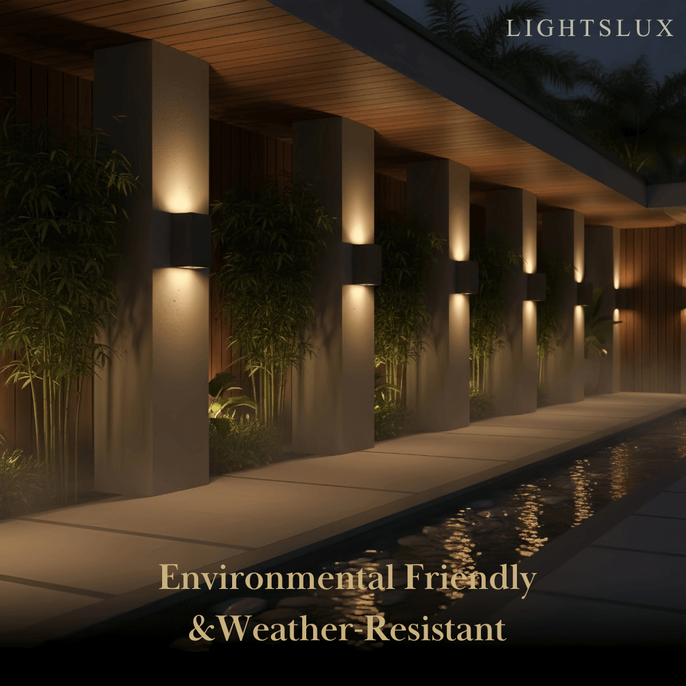 Minimalist Outdoor Wall Lamp-Waterproof for Outdoor/Exterwall - Flindria