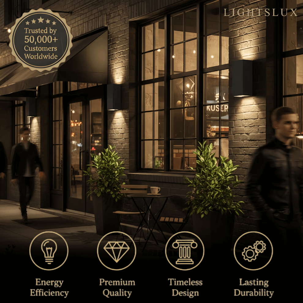 Minimalist Outdoor Wall Lamp-Waterproof for Outdoor/Exterwall - Flindria