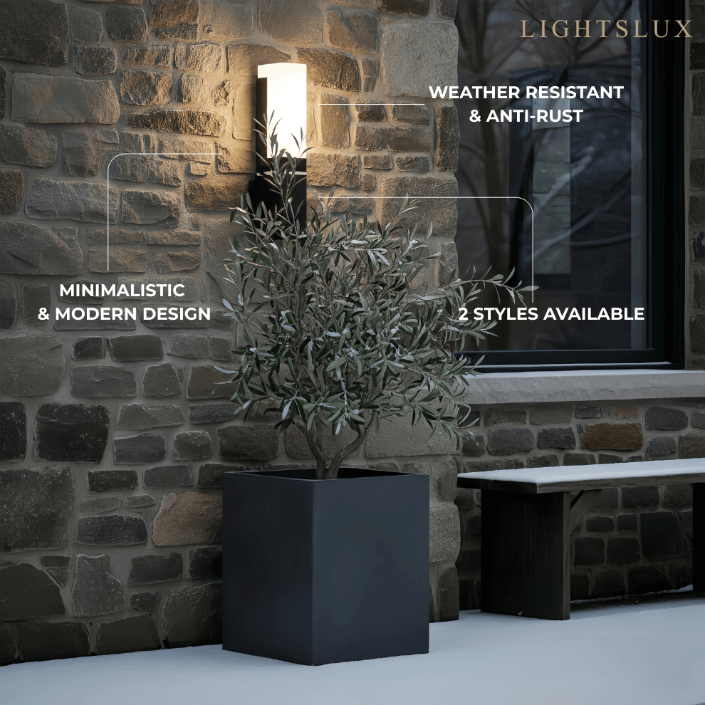 Minimalist Wall Sconce —— 2 Styles for Indoor/Outdoor Space - Flindria
