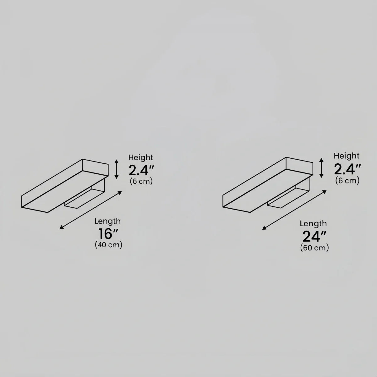 Minimalist Rectangle Black Wall Lamp-Waterproof for Outdoor - Flindria