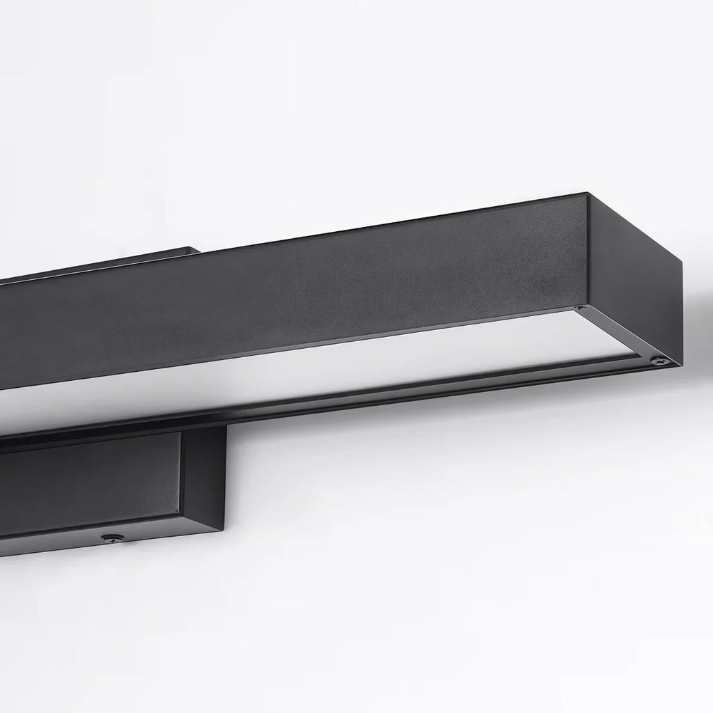 Minimalist Rectangle Black Wall Lamp-Waterproof for Outdoor - Flindria
