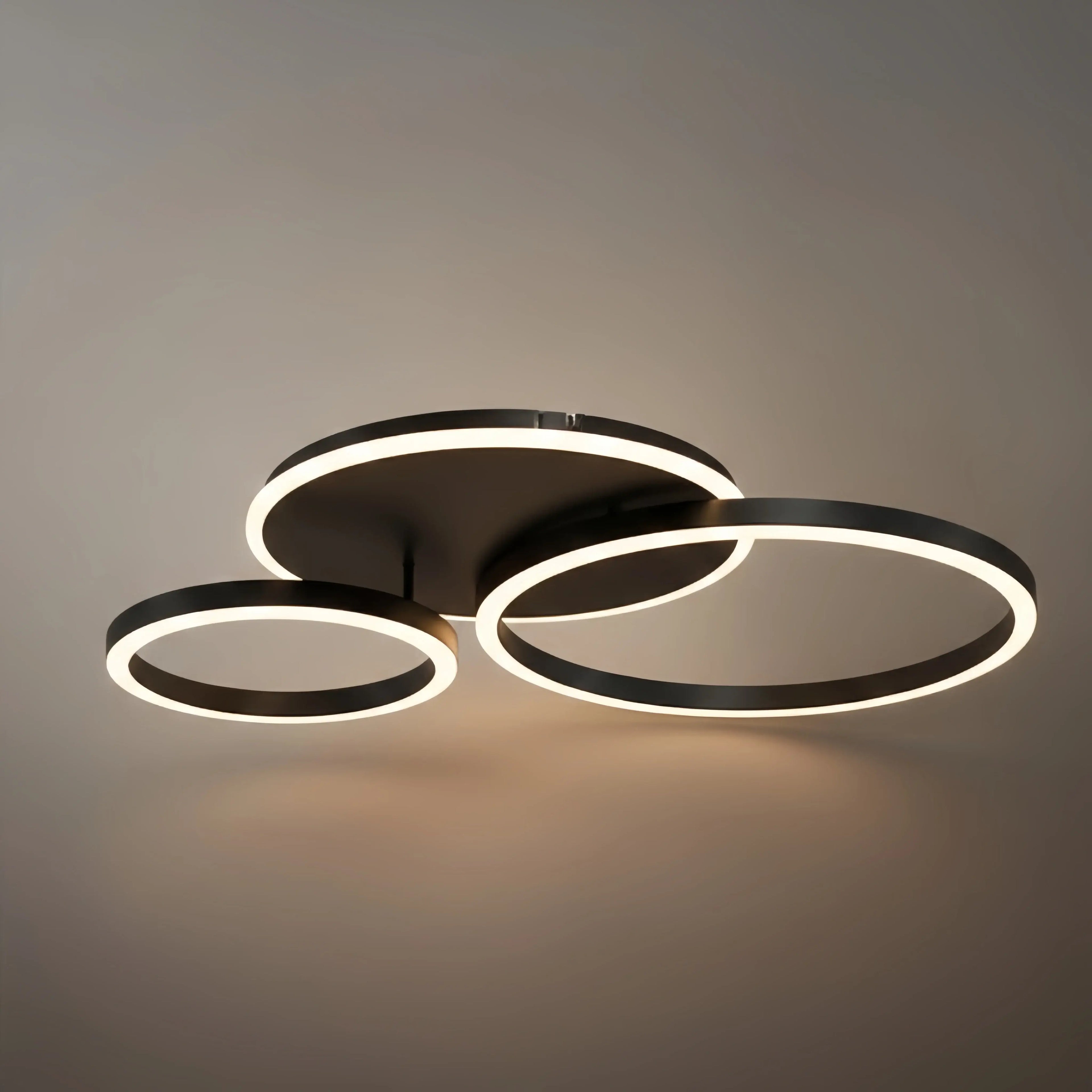 Ring Black/Gold Celing Light, 4Style, for Bedroom/Living Room/Commercial - Flindria