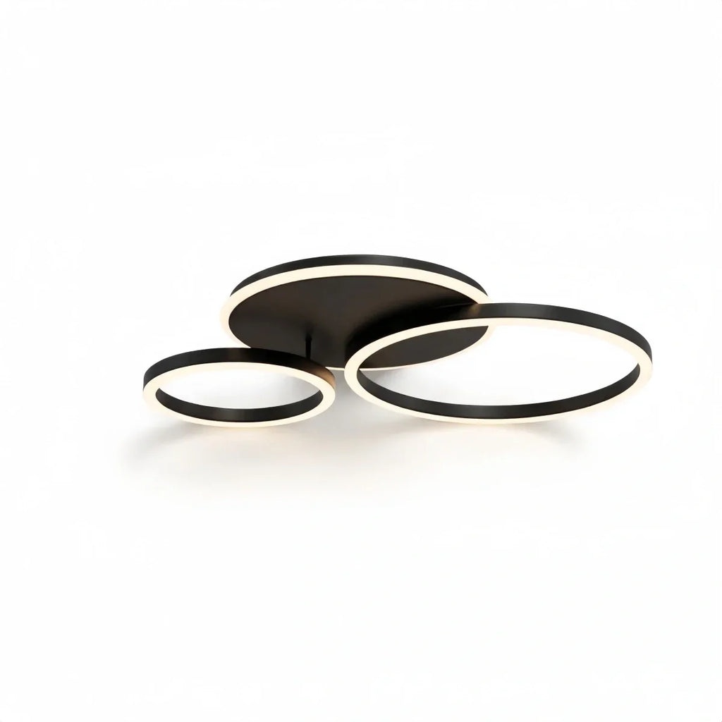 Ring Black/Gold Celing Light, 4Style, for Bedroom/Living Room/Commercial - Flindria