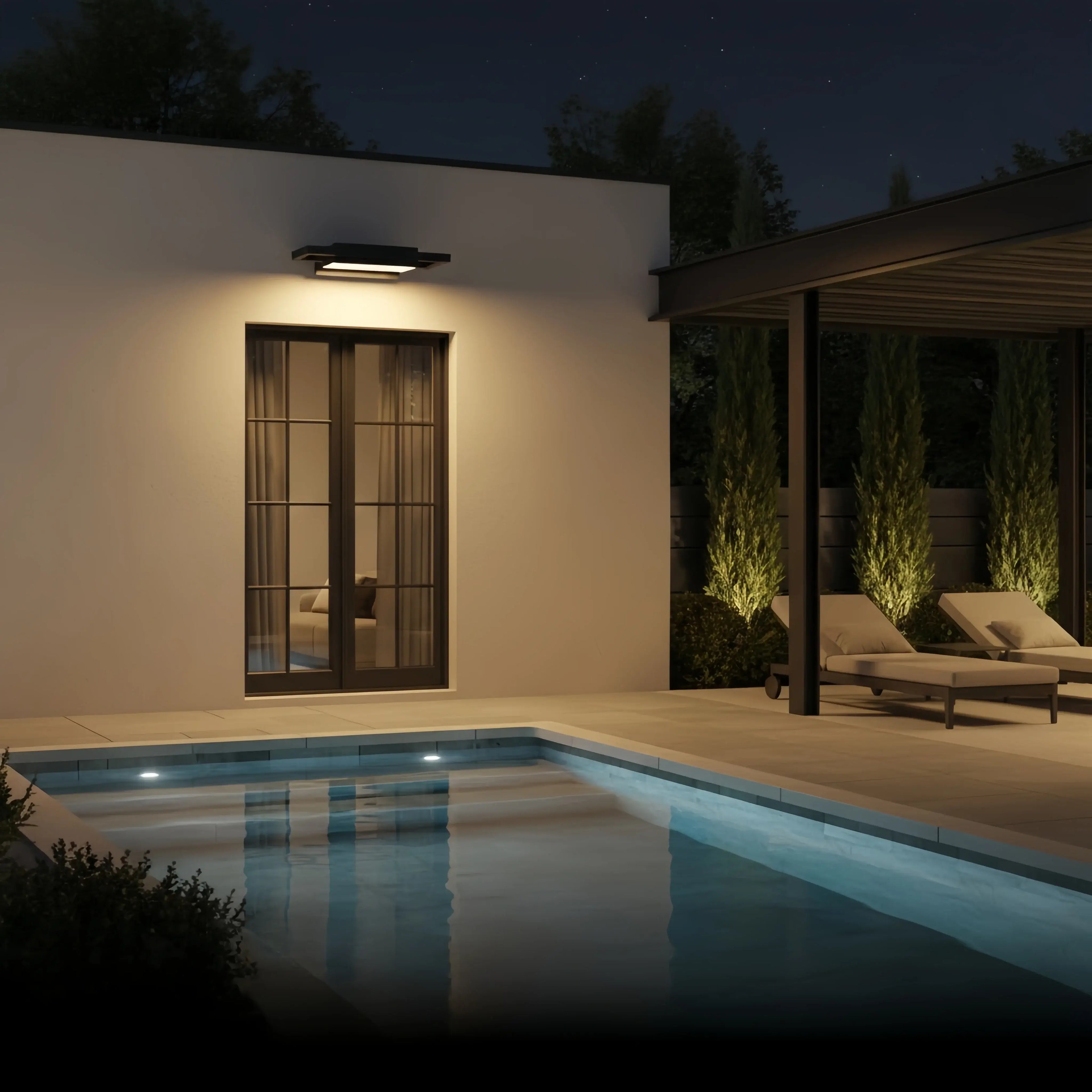 Modern Waterproof Wall Sconce, 2 Size,for Tarrace/Garden - Flindria