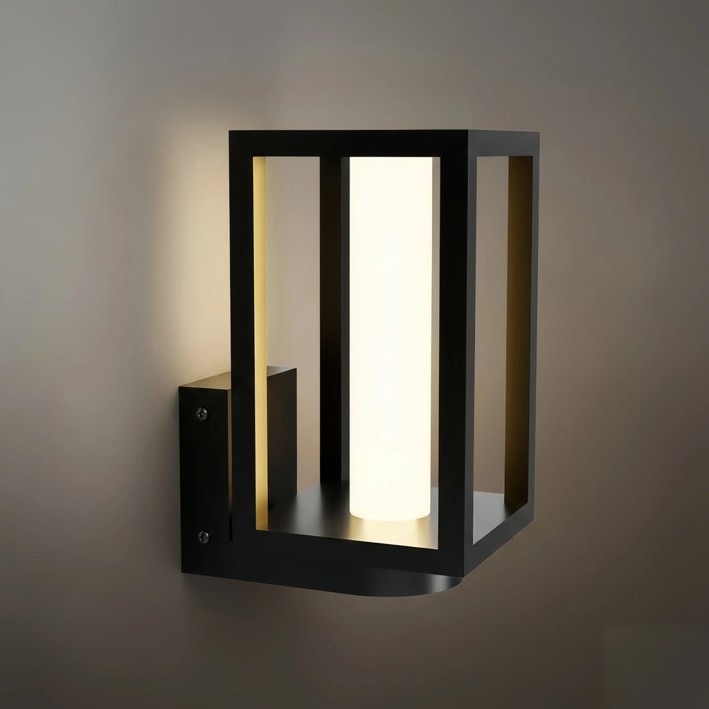Lrondale Modern Outdoor Solar Wall Sconce-Waterproof for Yard/Balcony - Flindria