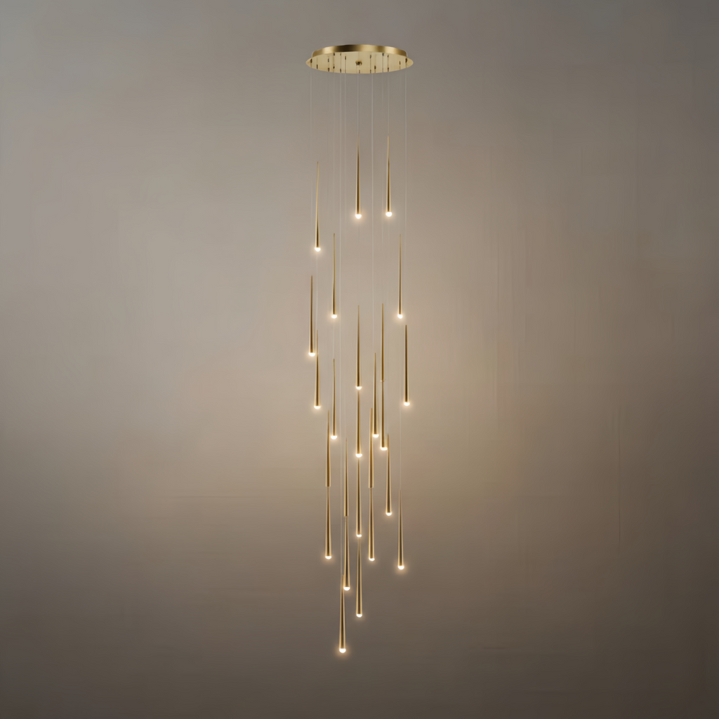 Classic Design Chandelier - Versatile Statement Piece for Living Room/Entryway - Flindria