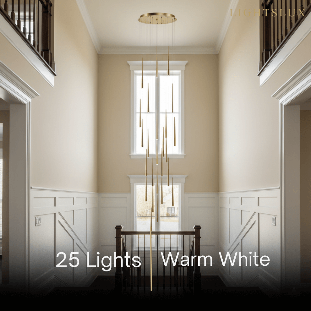 Classic Design Chandelier - Versatile Statement Piece for Living Room/Entryway - Flindria