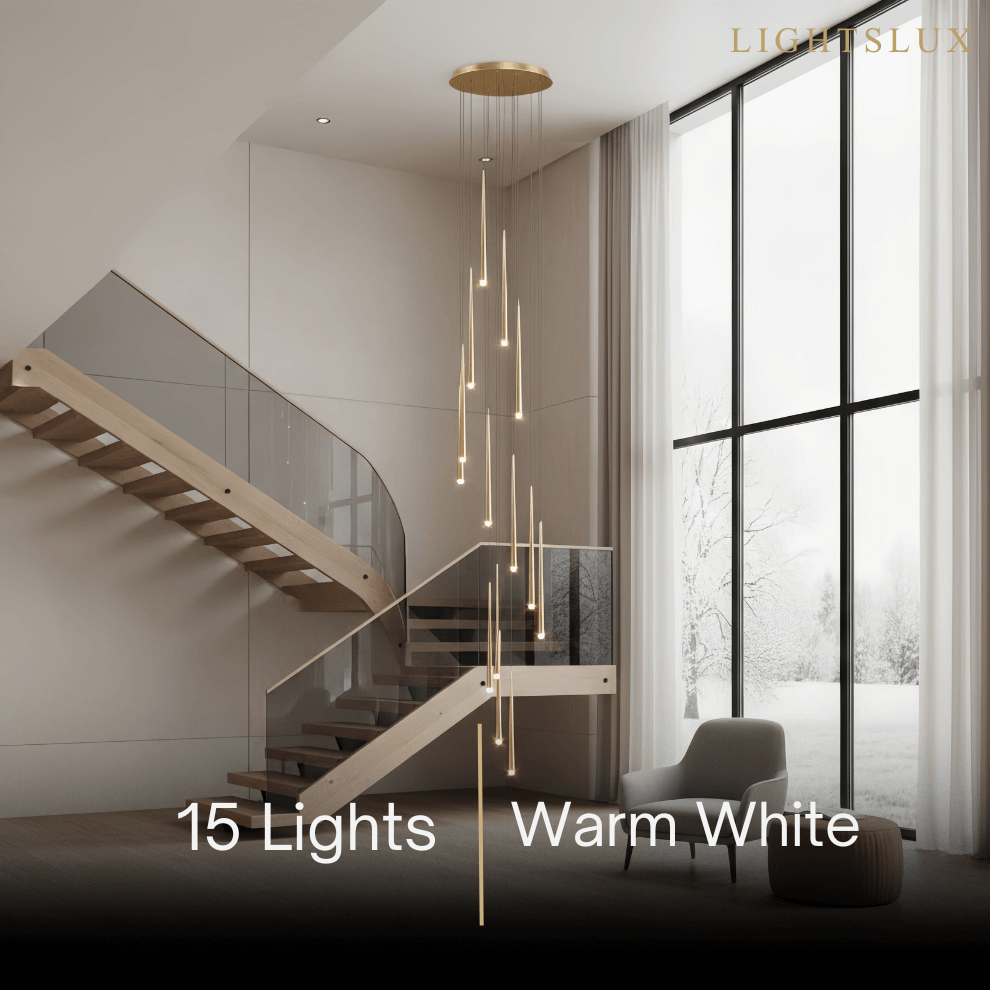 Classic Design Chandelier - Versatile Statement Piece for Living Room/Entryway - Flindria