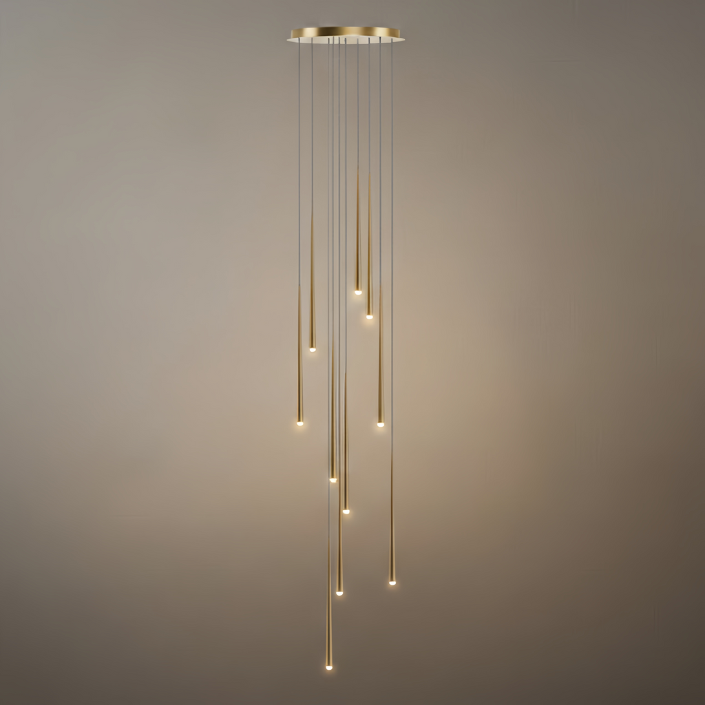 Classic Design Chandelier - Versatile Statement Piece for Living Room/Entryway - Flindria