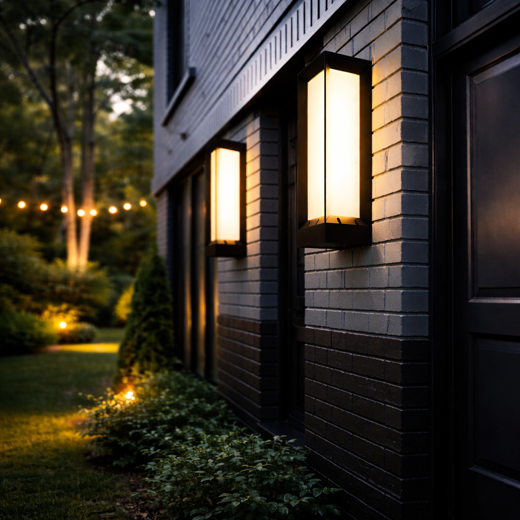 Premium Stainless Steel Outdoor Wall Sconce - Modern Solar & Wired Options - Flindria
