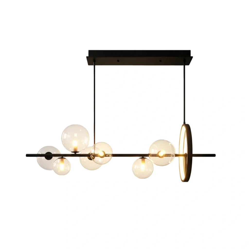 Minimalistische kroonluchter – Scandinavische plafondlamp voor eetkamer/keukeneiland - Flindria