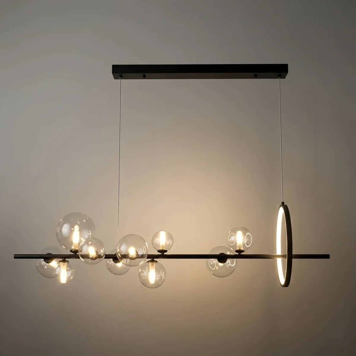 Minimalistische kroonluchter – Scandinavische plafondlamp voor eetkamer/keukeneiland - Flindria