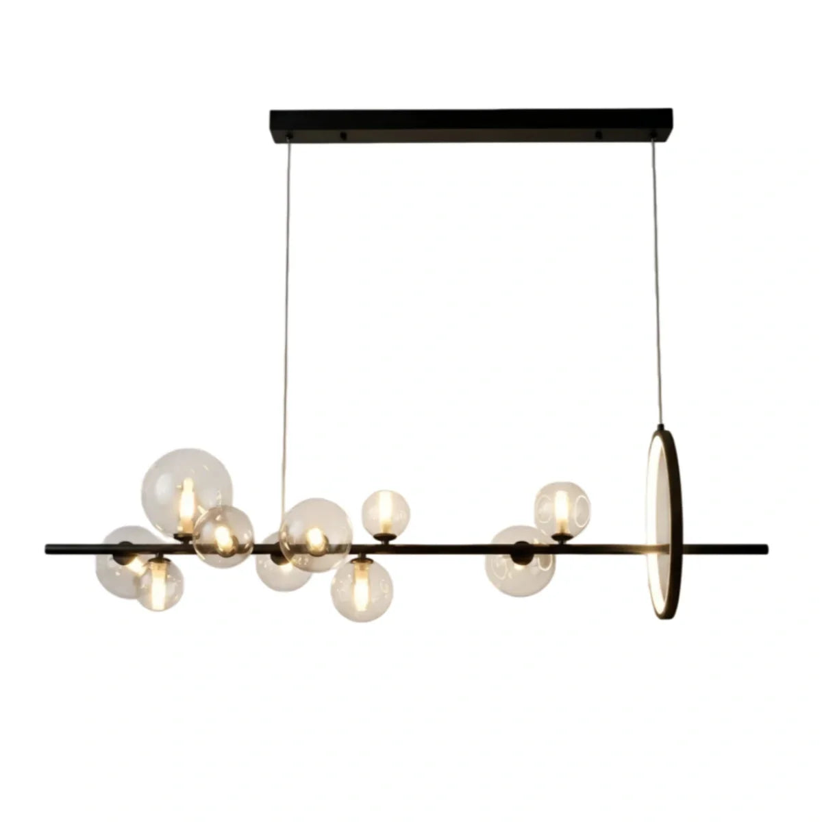 Minimalistische kroonluchter – Scandinavische plafondlamp voor eetkamer/keukeneiland - Flindria
